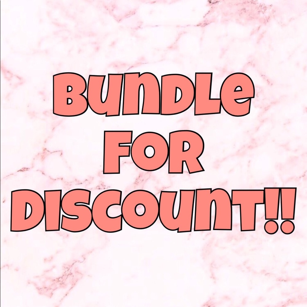 Bundle 2 or more items to get mega discounts